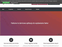 Tablet Screenshot of fakturex.pl