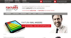 Desktop Screenshot of fakturex.com